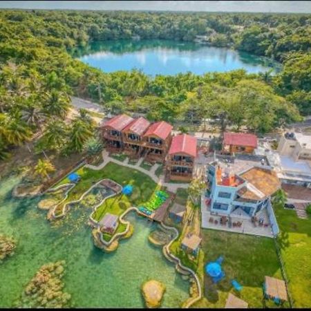 Blue Caribe Bacalar Front Lagoon Extérieur photo