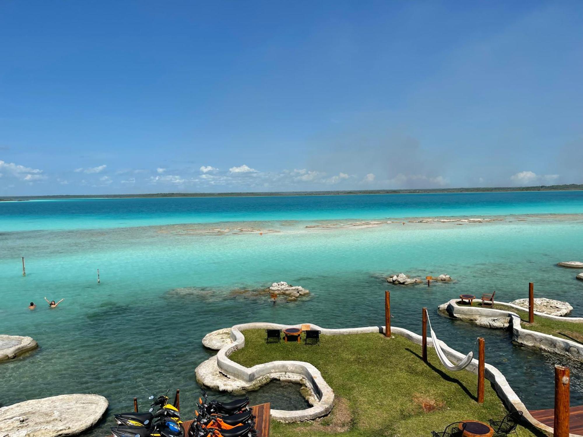 Blue Caribe Bacalar Front Lagoon Extérieur photo