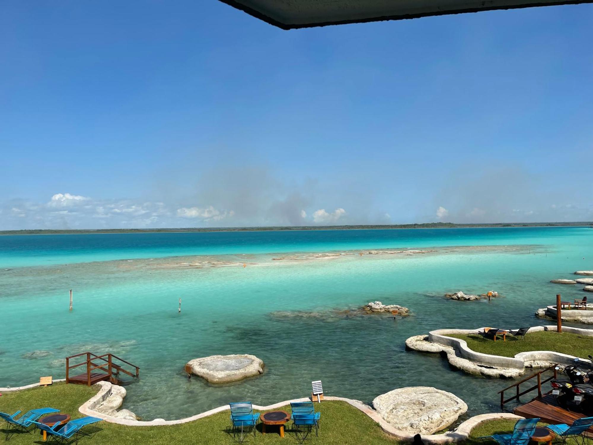 Blue Caribe Bacalar Front Lagoon Extérieur photo