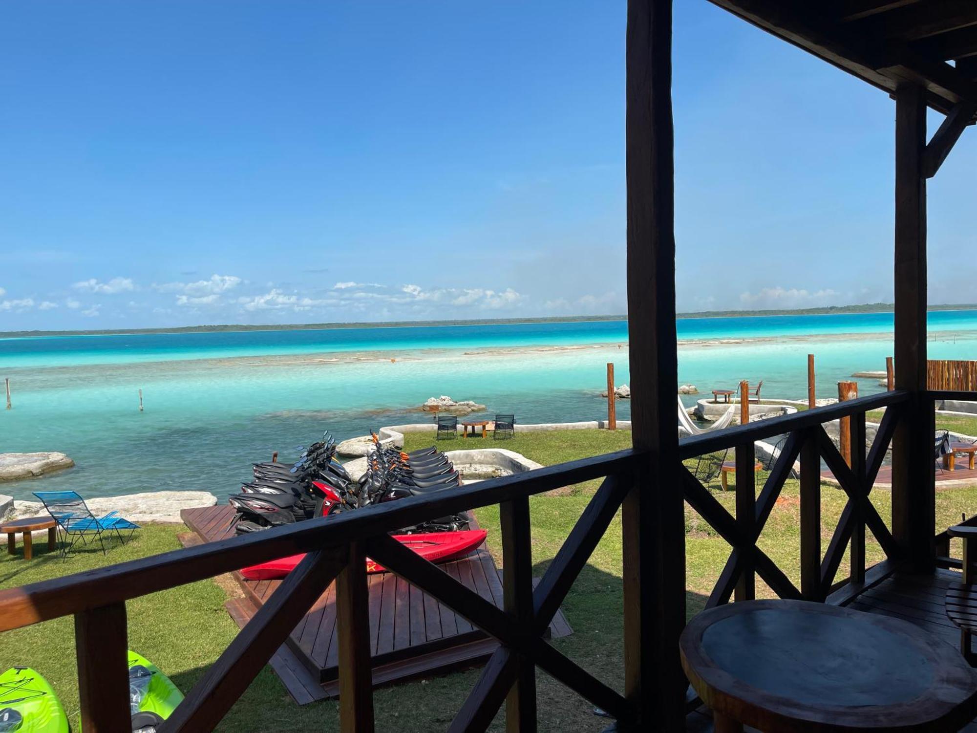 Blue Caribe Bacalar Front Lagoon Extérieur photo