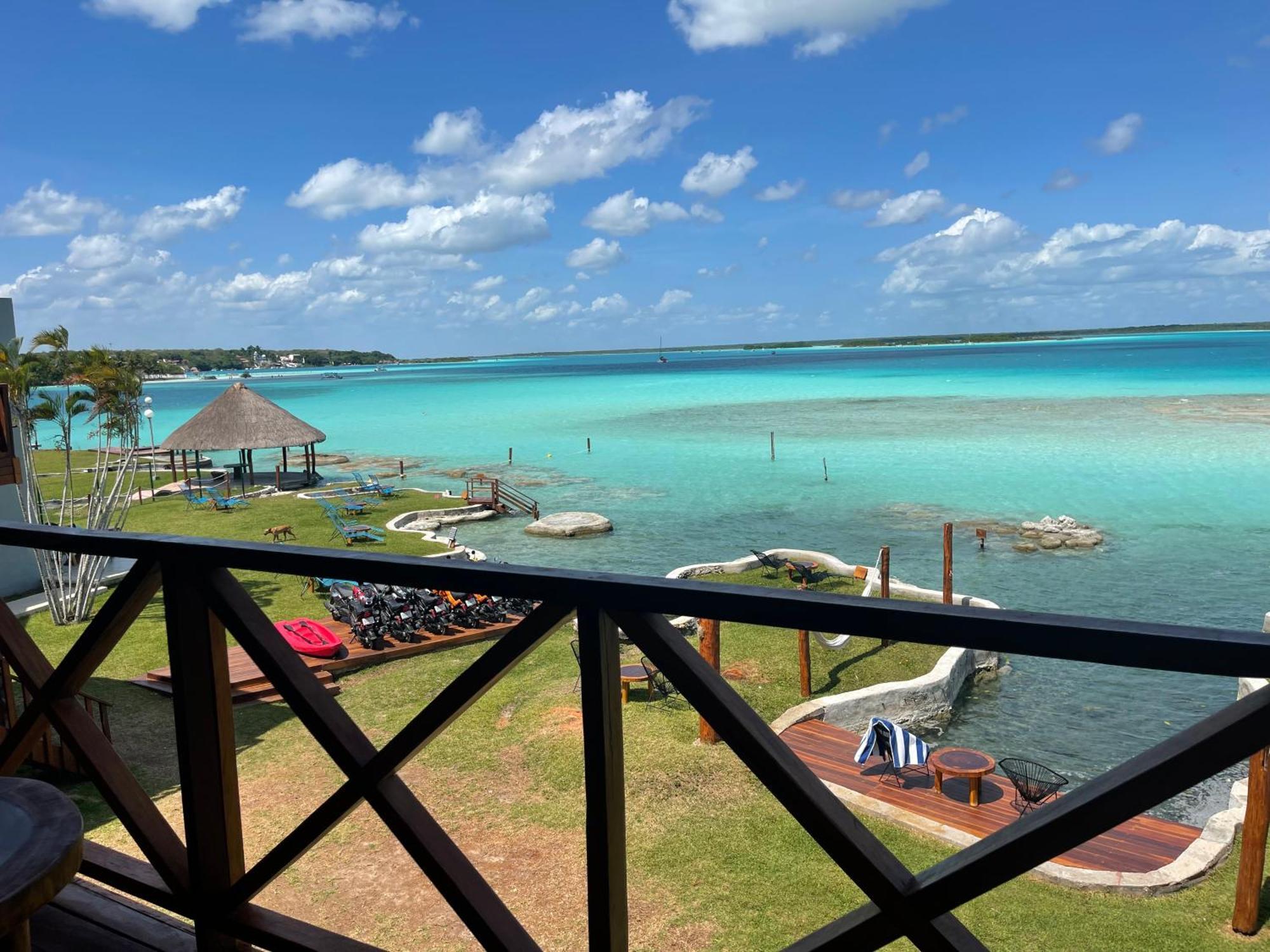Blue Caribe Bacalar Front Lagoon Extérieur photo
