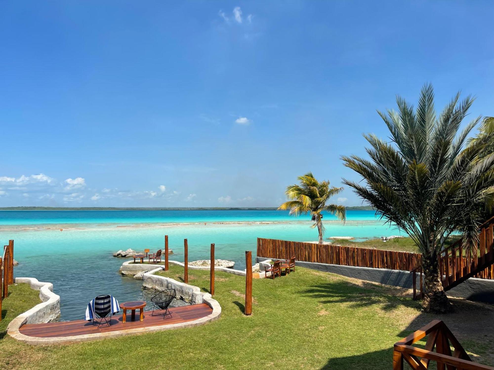 Blue Caribe Bacalar Front Lagoon Extérieur photo