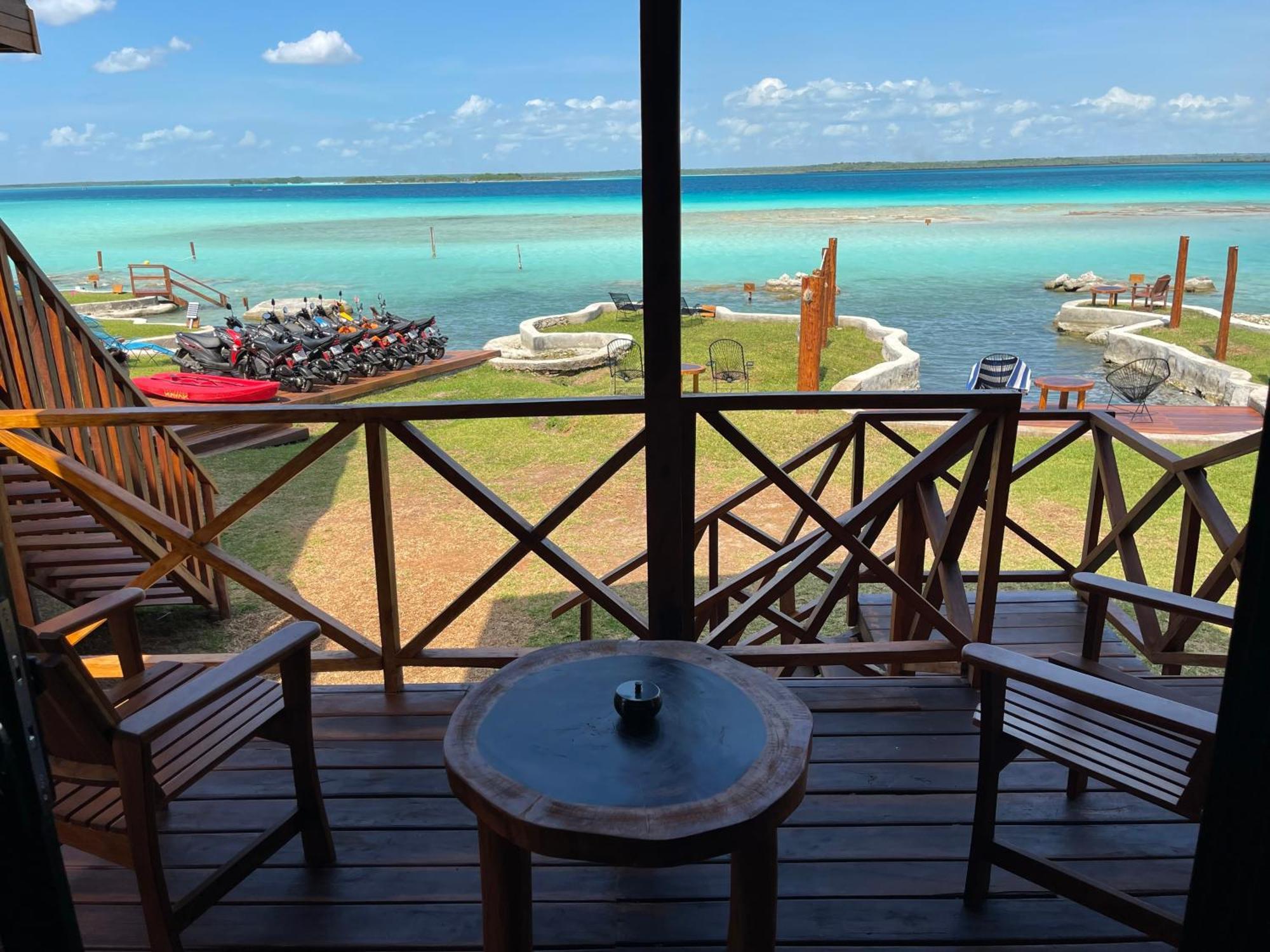 Blue Caribe Bacalar Front Lagoon Extérieur photo