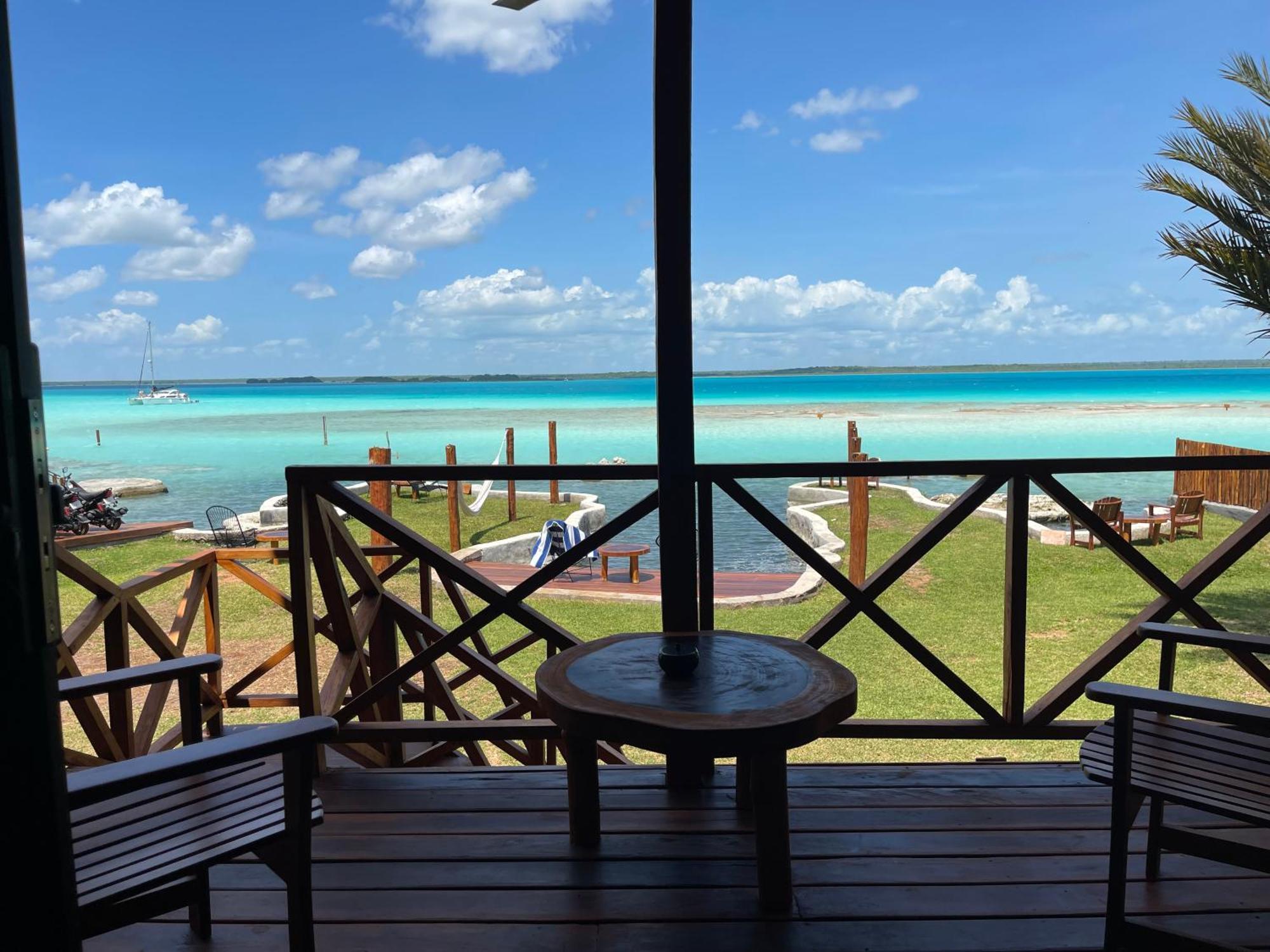 Blue Caribe Bacalar Front Lagoon Extérieur photo