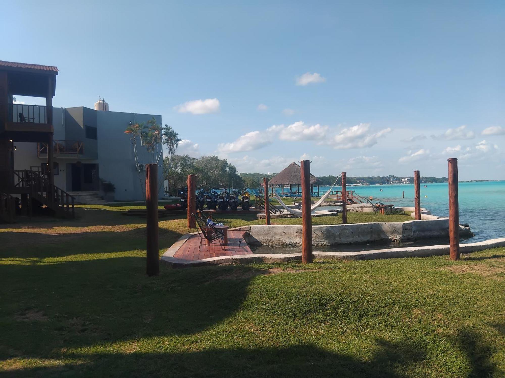 Blue Caribe Bacalar Front Lagoon Extérieur photo