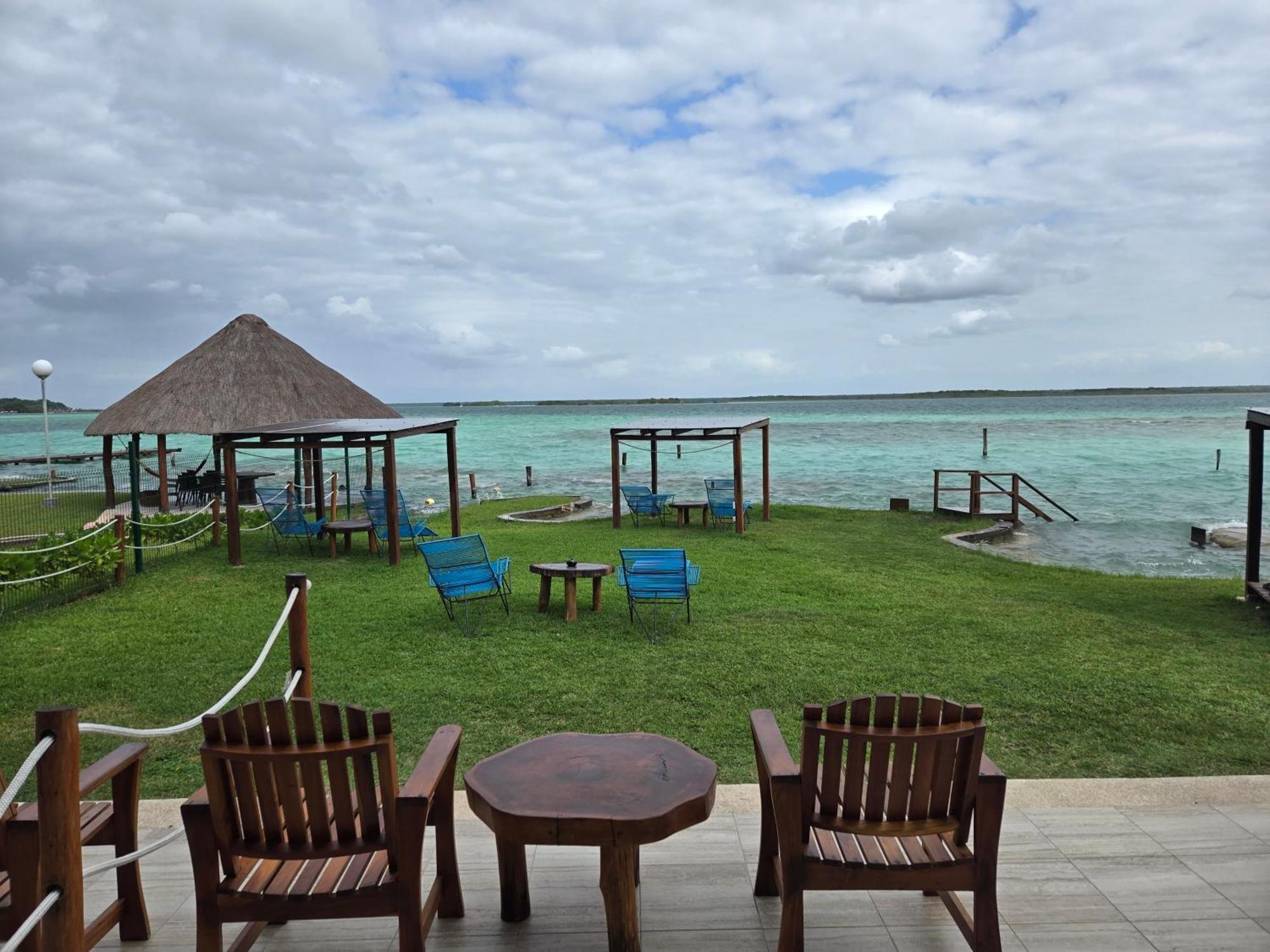 Blue Caribe Bacalar Front Lagoon Extérieur photo